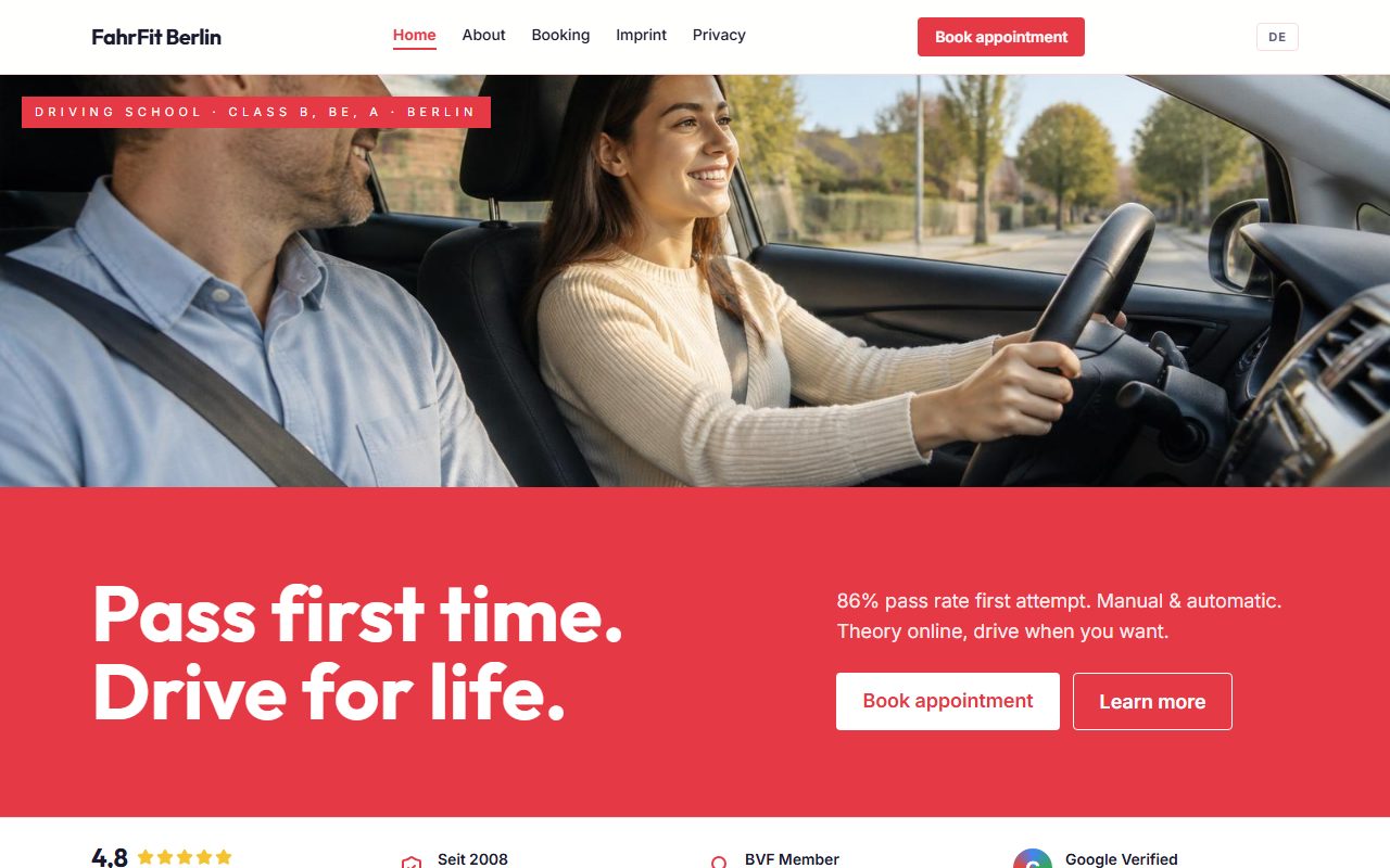 FahrFit Berlin, Driving school