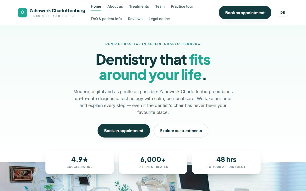 Zahnwerk Charlottenburg, Dentist