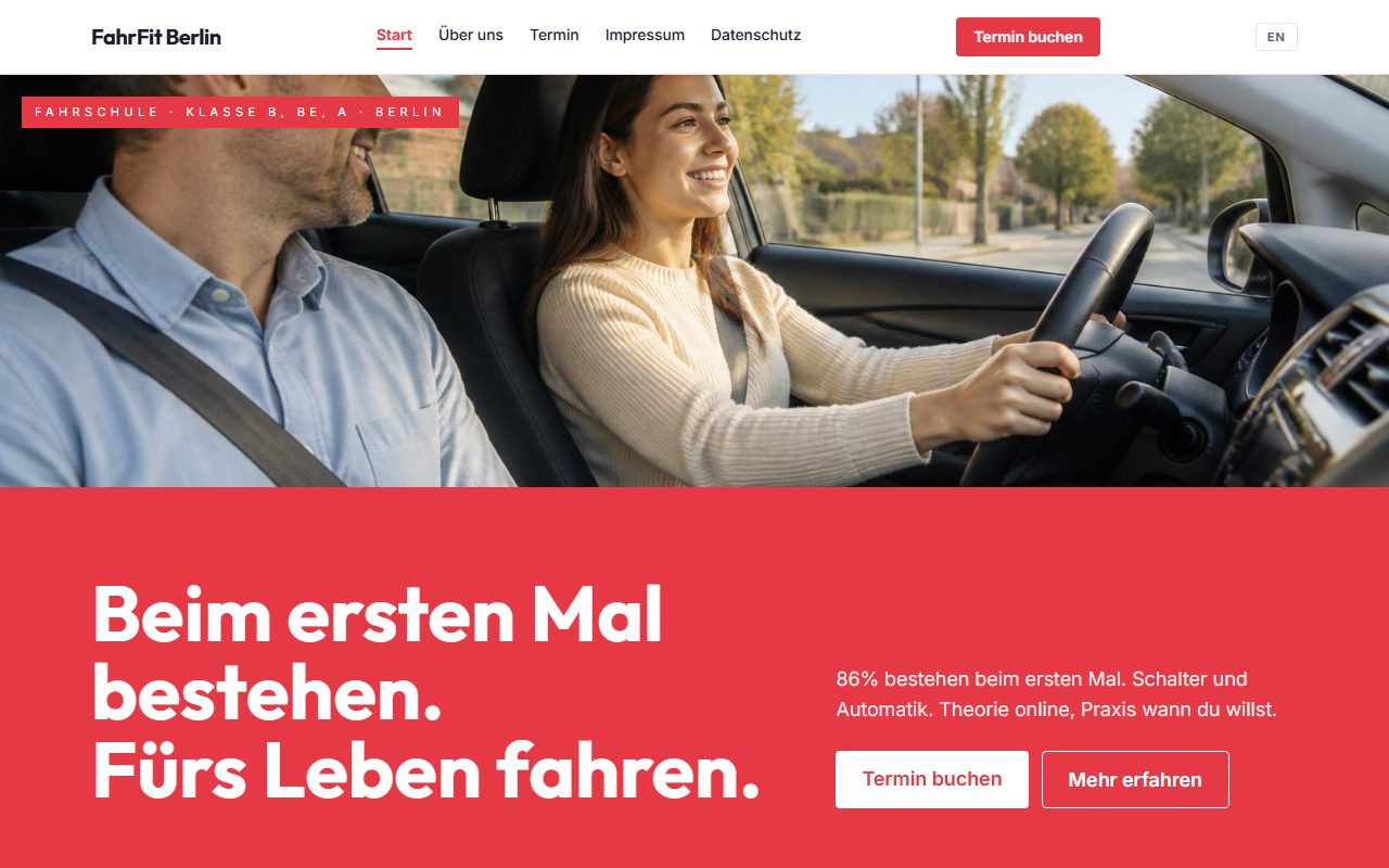 FahrFit Berlin, Fahrschule