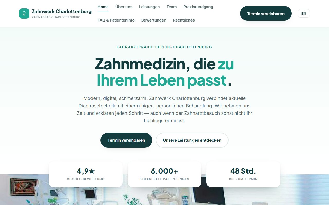 Zahnwerk Charlottenburg, Dentist